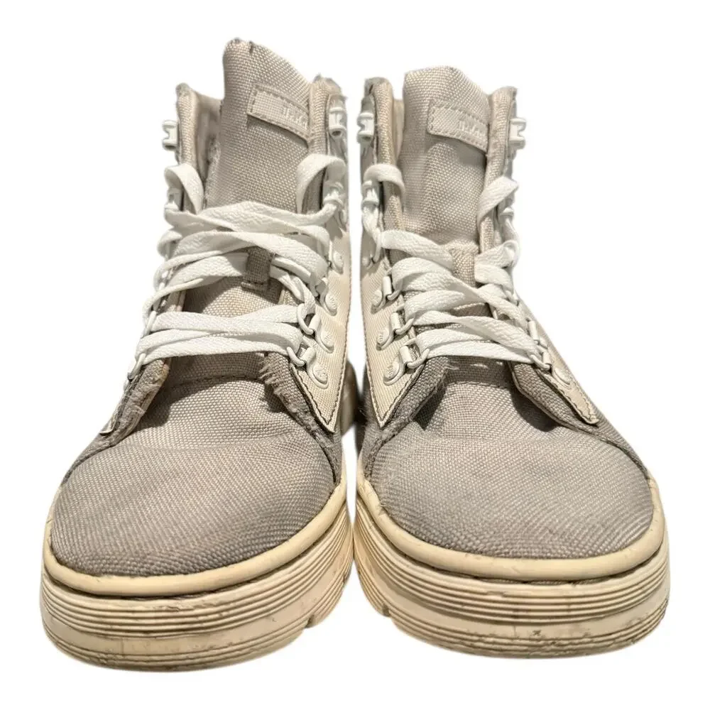 Dr. Martens Women's Combs Combat Boots White Size 8 Fair Used Condition